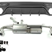 SOTTO PARAURTI con SCARICO INOX ALFA ROMEO STELVIO