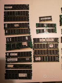 Lotto di 66 moduli RAM