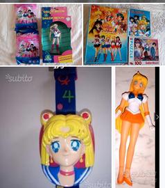 SAILOR MOON Puzzle orologio Action figure anni'90
