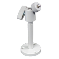 STAFFA MURO UNIVERSALE TELECAMERA CON VITE bianca