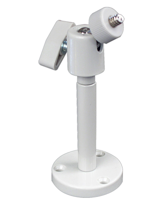 STAFFA MURO UNIVERSALE TELECAMERA CON VITE bianca