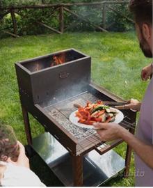 BARBECUE LEGNA CARBONE CLEMENTI FLIPPER CORTEN