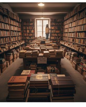 Lotto stock di 50 libri misti romanzi