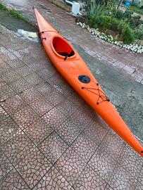 Kayak canoa mare