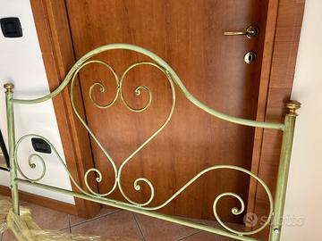 STRUTTURA LETTO FERRO BATTUTO