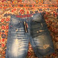 Giacchetta jeans DSQUARED con pantaloncino estivo