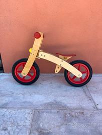 Bicicletta legno bambini