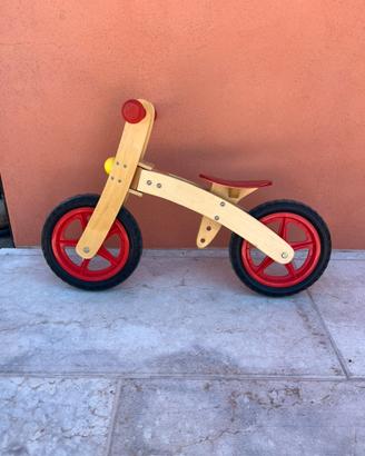 Bicicletta legno bambini