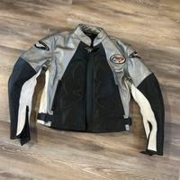 Giacca pelle moto donna