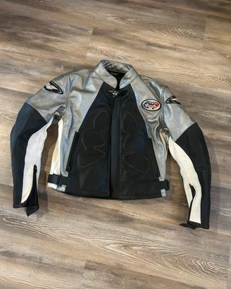 Giacca pelle moto donna