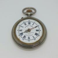 Antico orologio da tasca in alpacca ROSKOPF