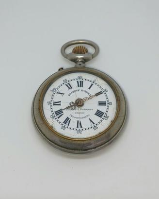 Antico orologio da tasca in alpacca ROSKOPF