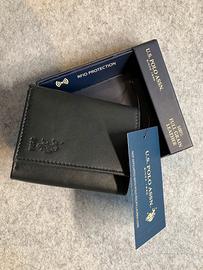 Portafoglio vera pelle originale U.S Polo