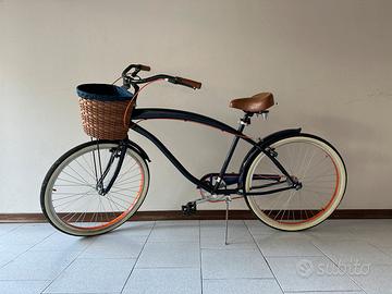 Bicicletta nuova unisex con cestino