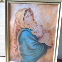 Quadro medio con stampa Madonna