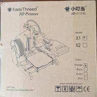 Stampante 3D EasyThreed X1 + filamento PLA bianco