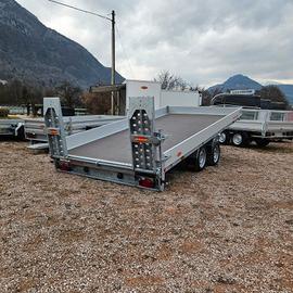 RIMORCHIO AUTO TRASPORTO MACCHINARI BASCULANTE