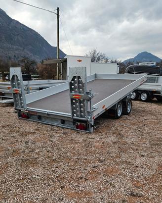 RIMORCHIO AUTO TRASPORTO MACCHINARI BASCULANTE