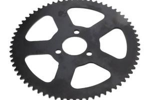 Corona 68 denti per minimoto passo fino