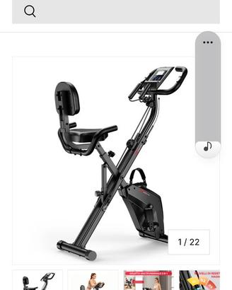 Cyclette pieghevole