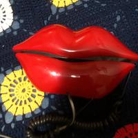 Telefono labbra vintage da coll