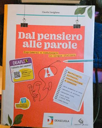 Libro Dal pensiero alla parole ISBN 9788869646171
