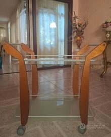 carrello a 2 ripiani