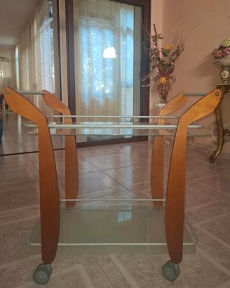 carrello a 2 ripiani
