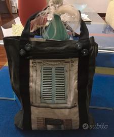 Borsa artigianale in cotone- Sartoria Creativa