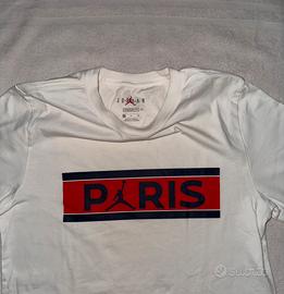 T-shirt Jordan PSG bianca