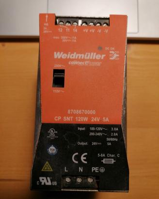 Alimentatore WEIDMULLER 24V 5A