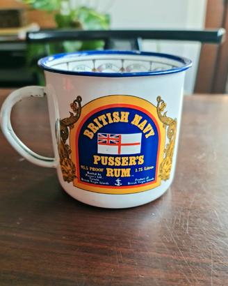 Mug in smalto Pusser’s Rum - British Navy 