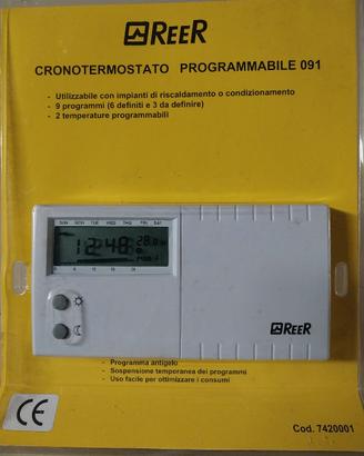 Cronotetrmostato ambienti