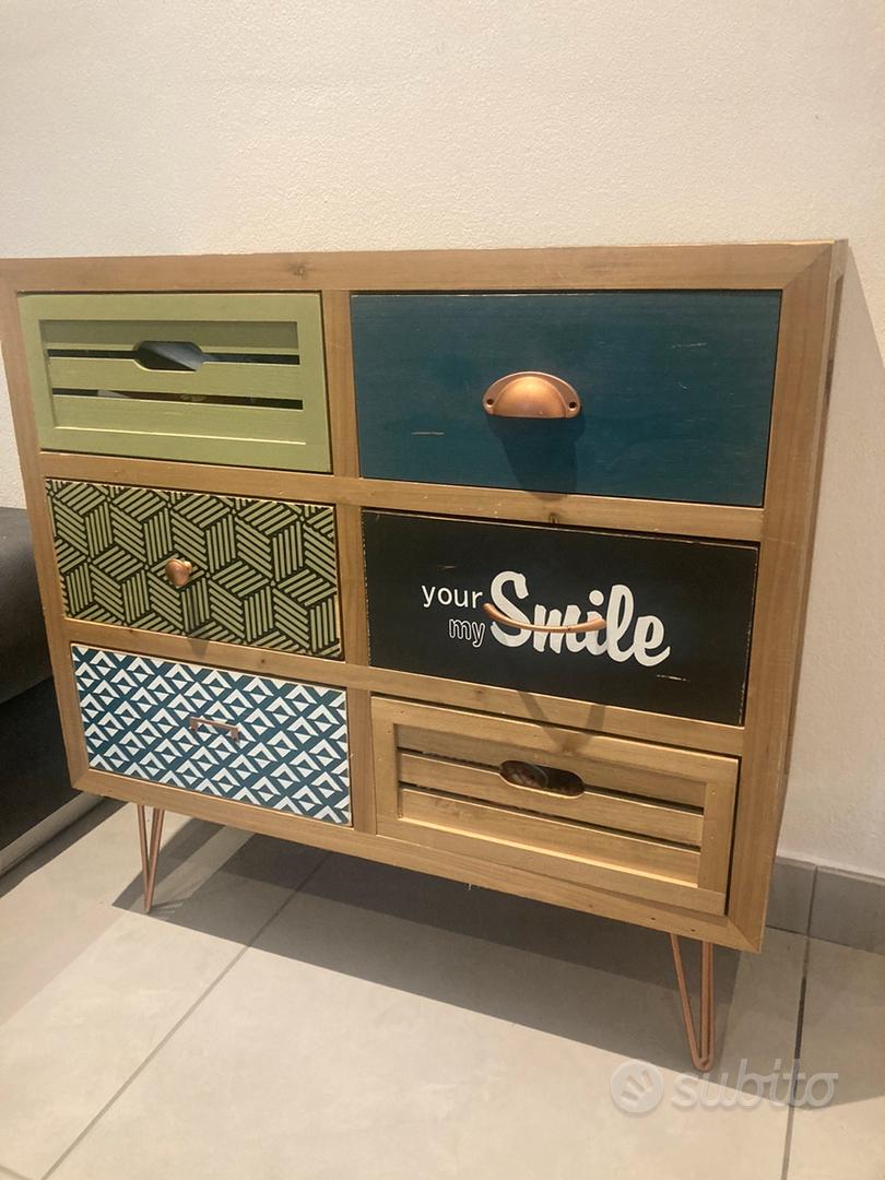 CASSETTIERA IKEA VINTAGE LEGNO MOBILE COMÒ - Arredamento e Casalinghi In  vendita a Pavia