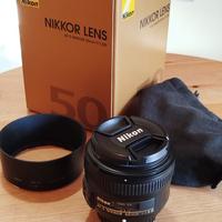 Obiettivo Nikon AF-S Nikkor 50mm f/1.8 G