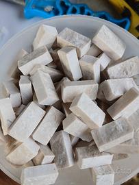 Tessere per mosaico in marmo