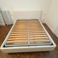 Struttura Letto  con contenitore + rete 160x200