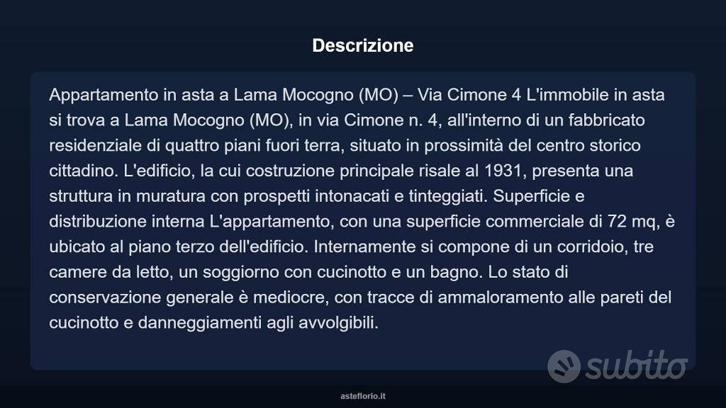 Appartamento – Lama Mocogno, La Pradina - Vista 5