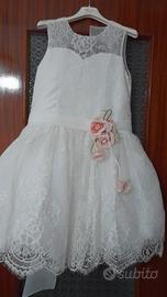 abito da comunione bianco