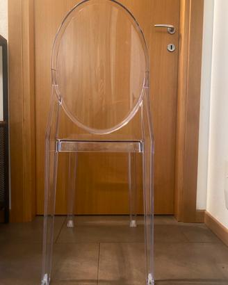 Kartell victoria ghost set 4 sedie