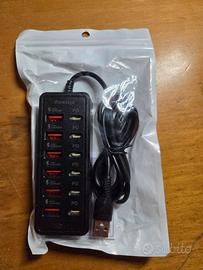 Stazione ricarica usb 6 type c e 6 type usb. Nuovo