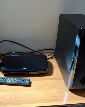 LG 2.1 DVD home cinema system HT33S home theatre
