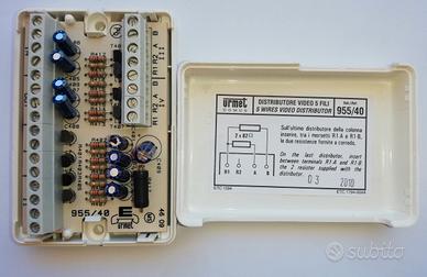 Distributore video Urmet 4 uscite per video