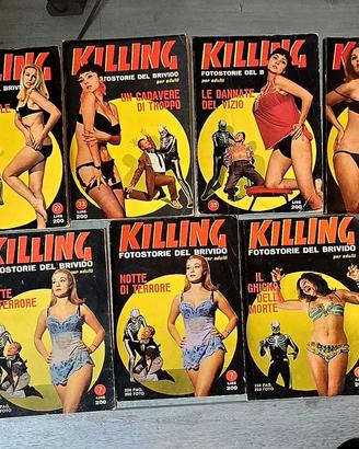 Lotto 11 Fotoromanzi KILLING - Rari Originali Anni