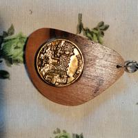 Portachiavi in ulivo di Gerusalemme