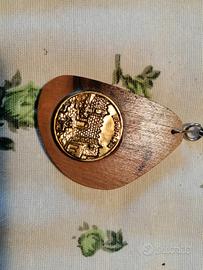 Portachiavi in ulivo di Gerusalemme