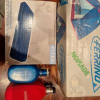 tenda Ferrino + materassino e 2 borracce da campe 