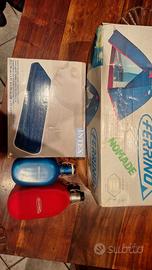 tenda Ferrino + materassino e 2 borracce da campe 