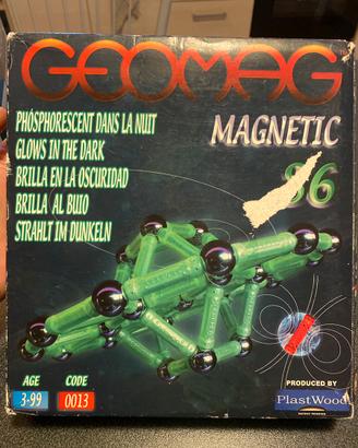 Gioco Geomag Magnetic Fosforescente 86 pezzi