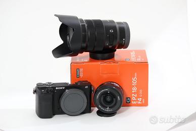 Sony Alpha6400 con due obbiettivi
